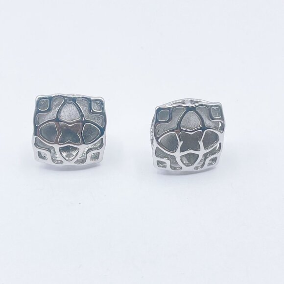 Kendra Scott Silver Tima Stud Earrings - Picture 1 of 7